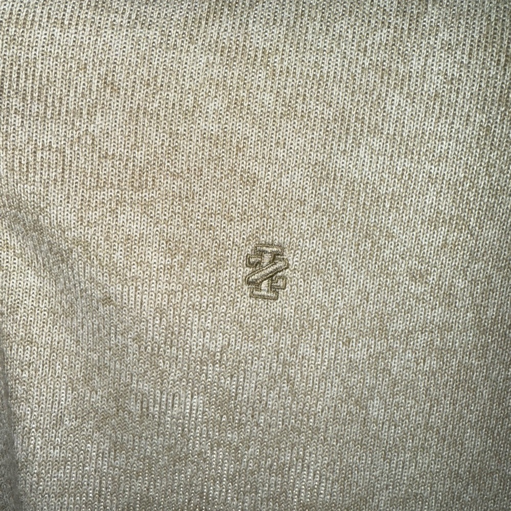 Izod; Beige Quarter-Zip Sweater- Men’s size- XL - Picture 2 of 10